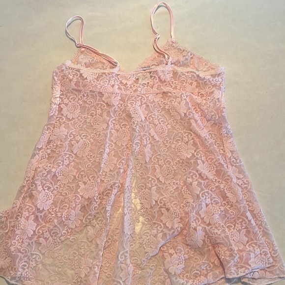 Baby pink lace cinema etoile slip dress. Size medium - Picture 4 of 4